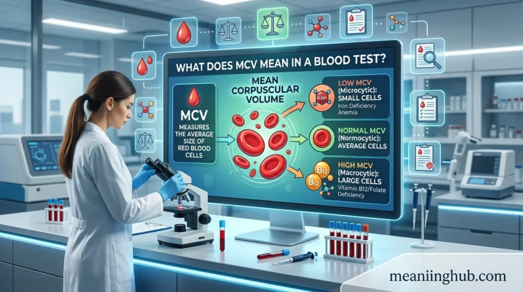 What Does MCV Mean in a Blood Test