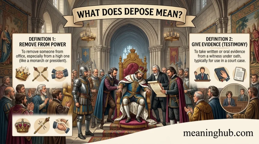 What Does Depose Mean