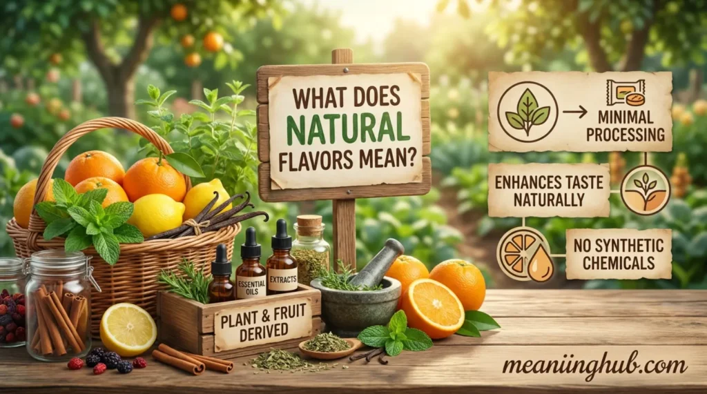 What Does Natural Flavors Mean