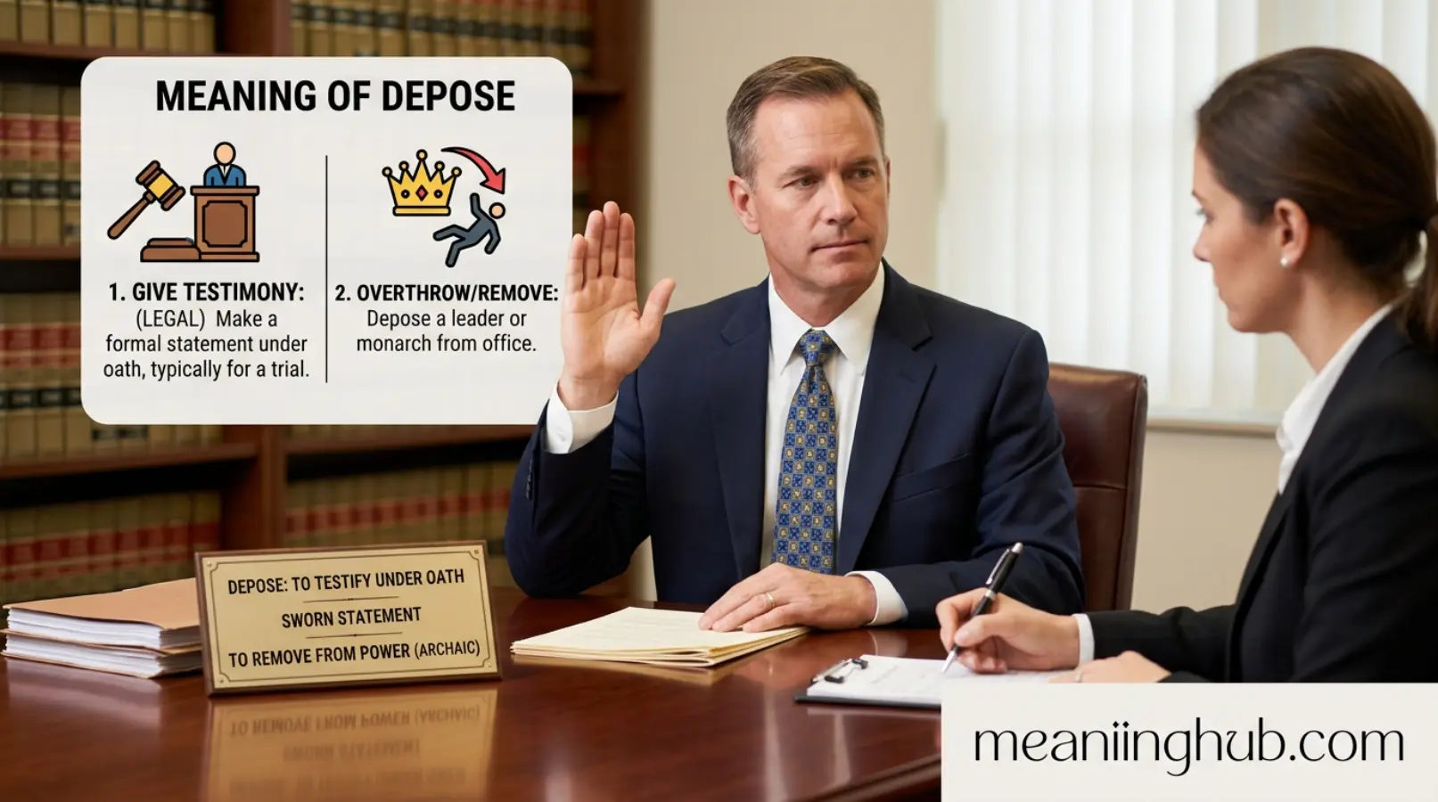 Depose Meaning