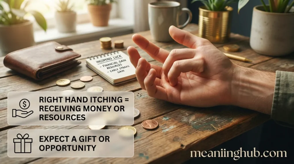 What Does Right Hand Itching Mean