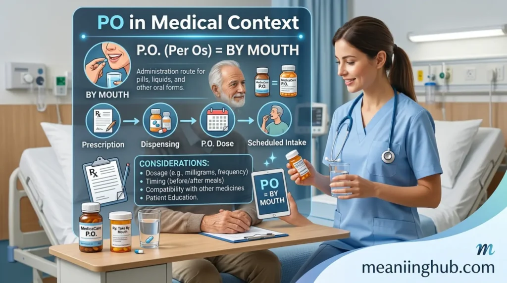 What Does PO Mean in Medical