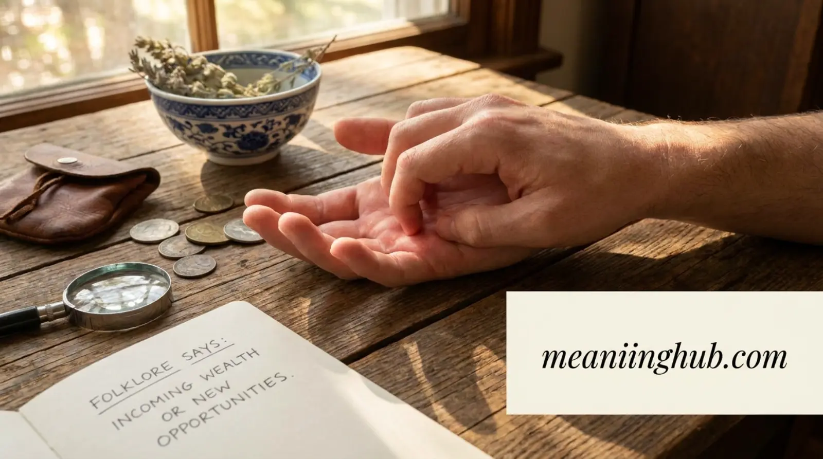 Right Hand Itching Meaning